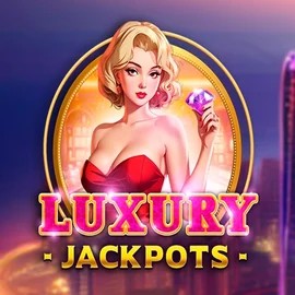 Luxury Jackpots by Triple Cherry, showcased at skyhillscasino.at – game logo