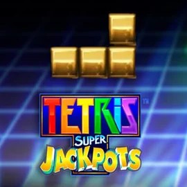 Tetris Super Jackpots logo by WMS SkyHills Casino